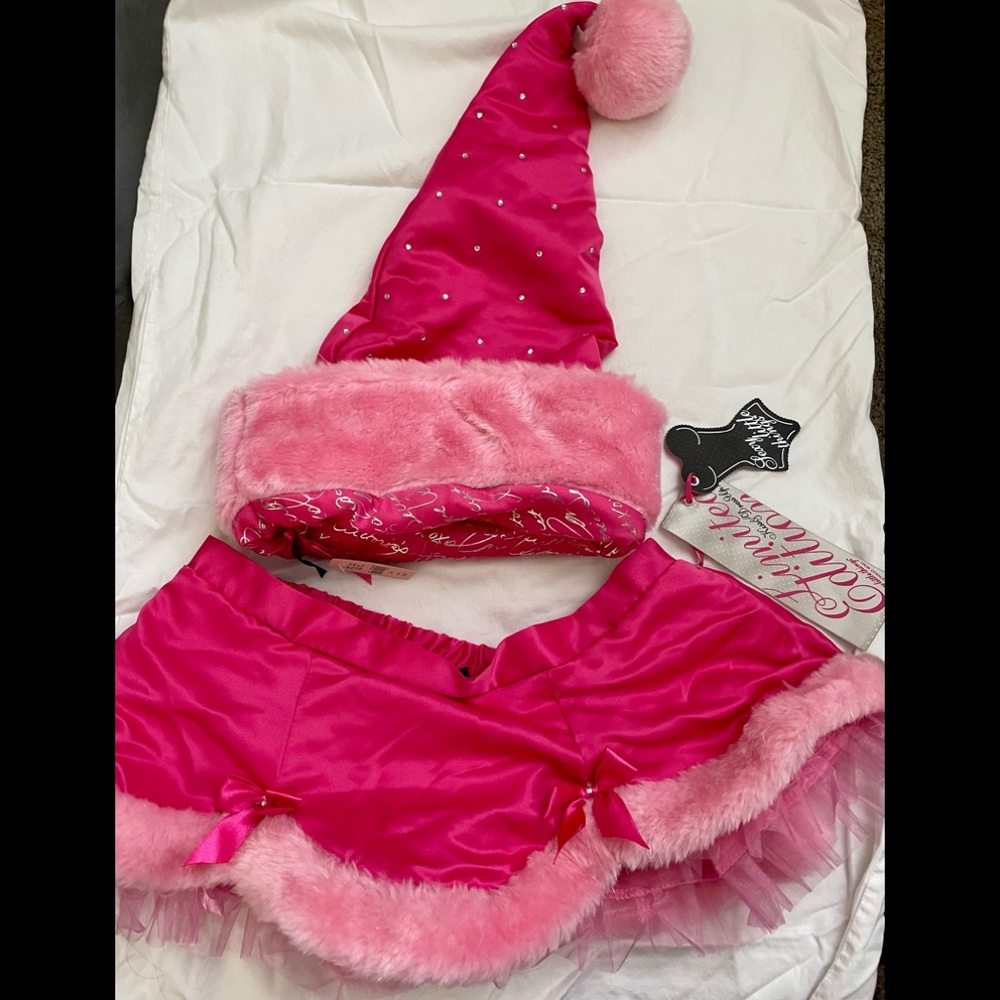 New Victoria’s Secret Sexy Little Things Santa Hat and Skirt